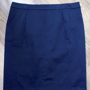 Ann Taylor Navy Pencil Skirt